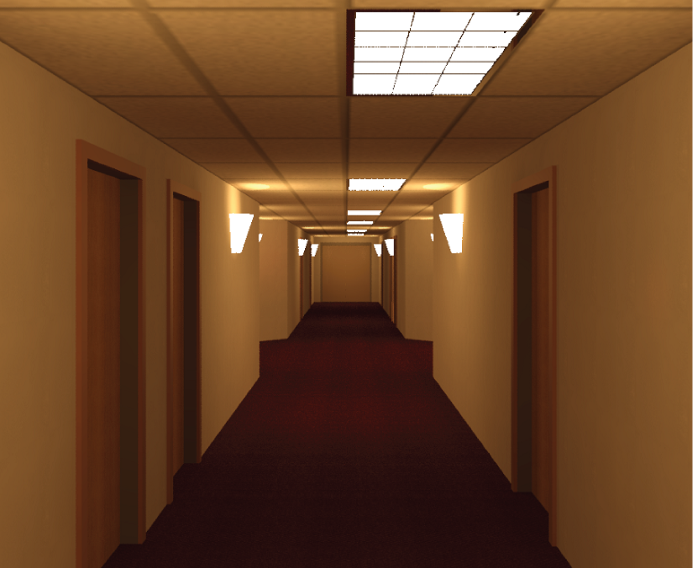 The corridor rendering