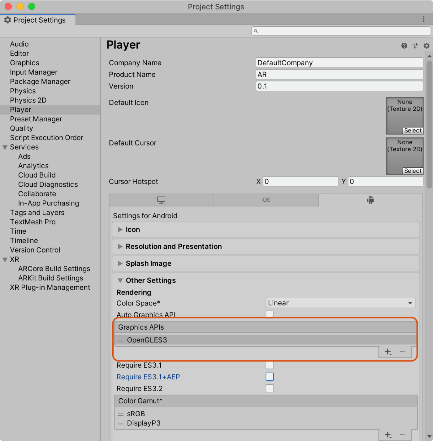 Figure 13.10 – Removing support for Vulkan
