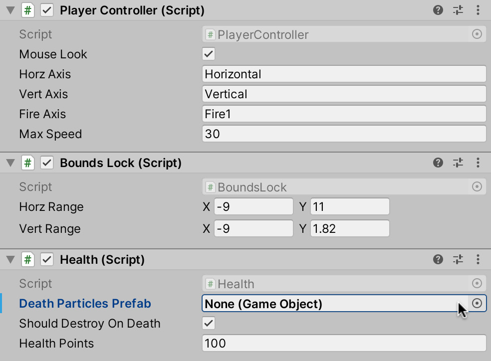 Figure 3.16 – Displaying the game at a 16:9 aspect ratio
