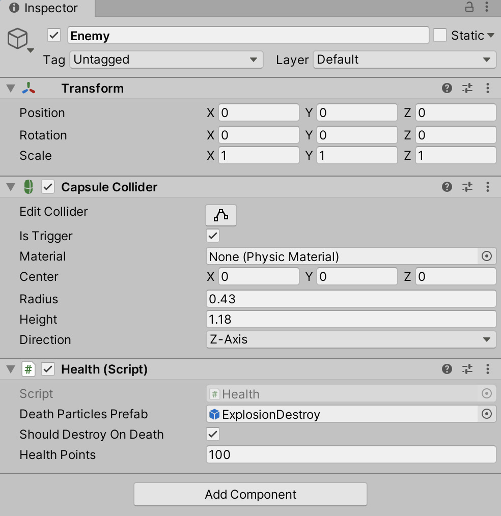 Figure 3.22 – Selecting a sprite for the Sprite Renderer component
