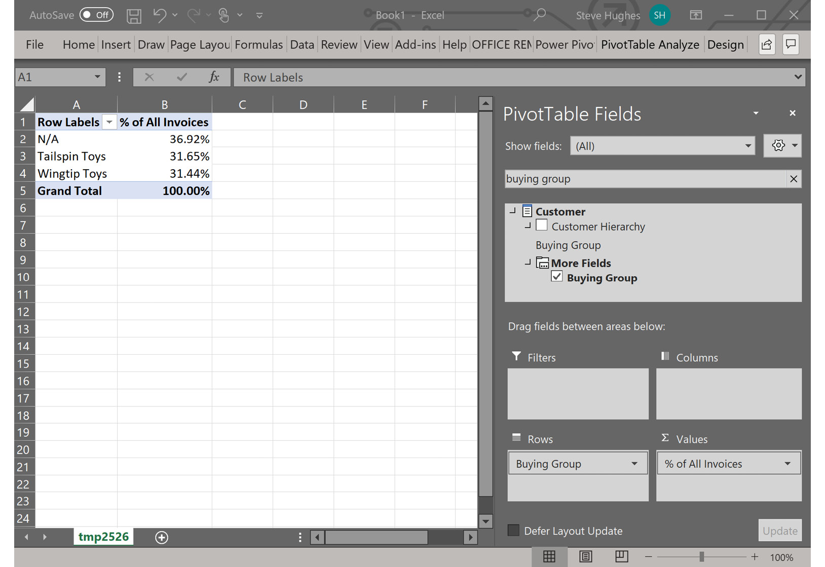 Figure 8.8 – Analyzing new calculations in Excel
