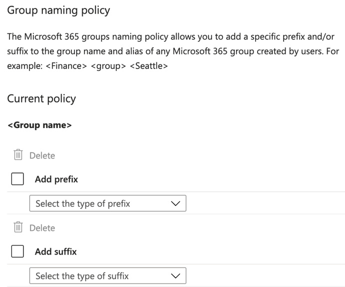 Figure 3.30 – Configuring a group naming policy
