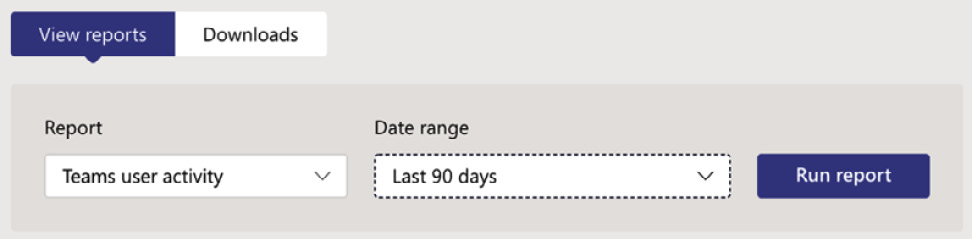 Figure 5.41 – Running a report
