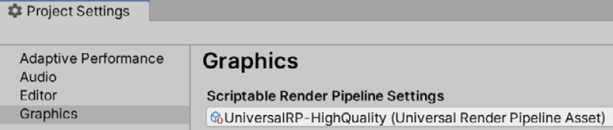 Figure 20.6 – Scriptable Render Pipeline settings
