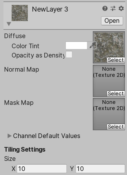 Figure 5.17 – Painting texture options
