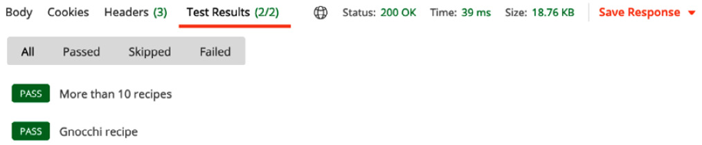 Figure 7.22 – Running multiple test scripts
