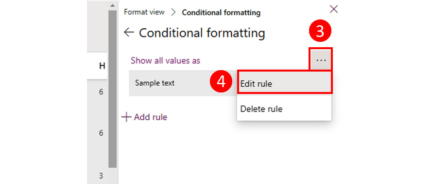 Figure 7.6 – Edit rule