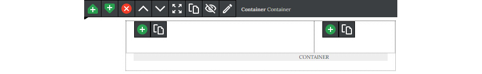 Figure 10.19: The container component on the page

