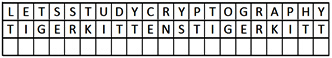 Figure 2.6 – Table with phrase and secret word