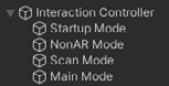 Figure 4.7 – Interaction Controller modes hierarchy
