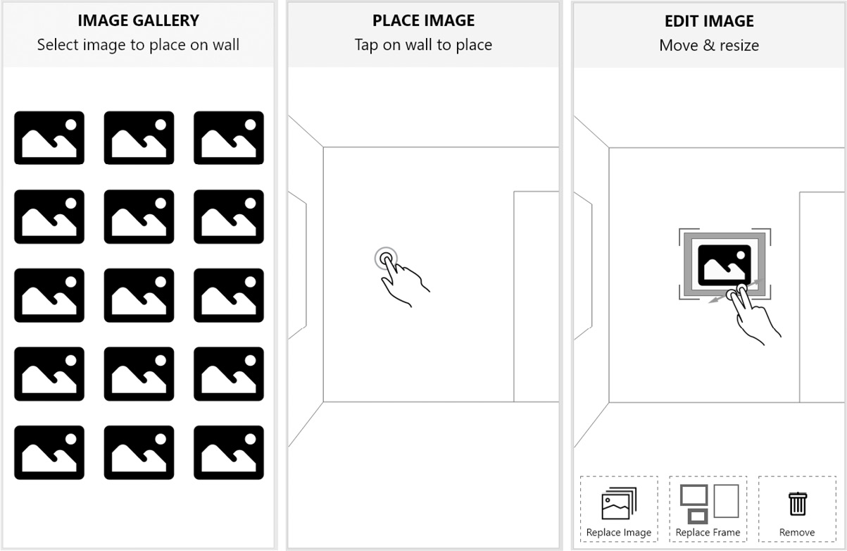 Figure 6.1 – UX design wireframe sketches
