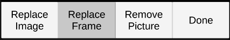 Figure 7.2 – Edit Menu buttons
