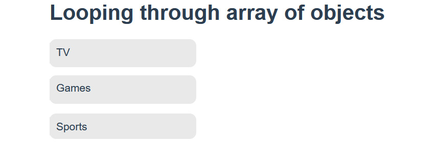 Figure 1.28: You should see a list of titles now in the frontend
