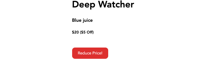 Figure 2.7 Output displaying an increased discount value
