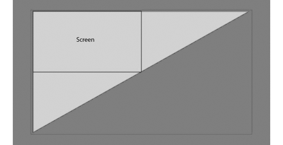 Figure 8.1 – Rendering a fullscreen triangle
