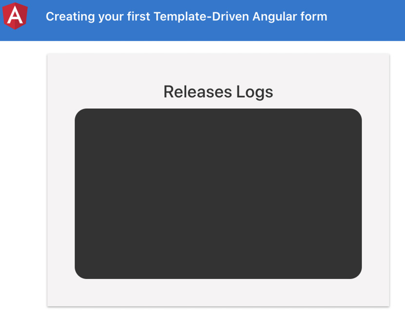 Figure 8.1 – Template-driven forms app running on http://localhost:4200
