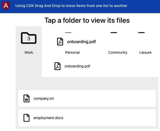 Figure 9.12 – Dragging and dropping a file to another folder
