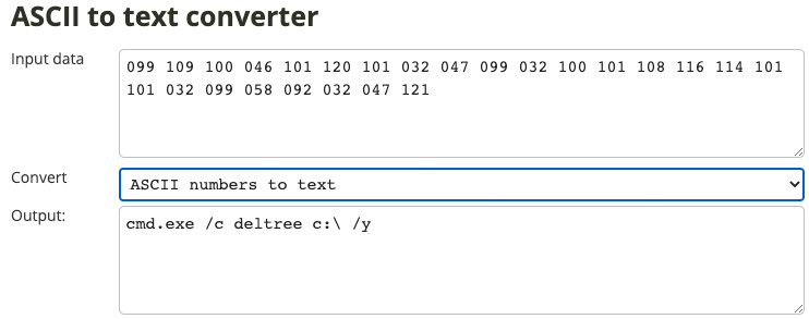 Figure 8.4 – Converting ASCII ordinals back to text