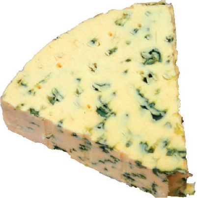 A figure of a cheese piece is presented.