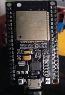 Photo depicts an ESP 32 board.