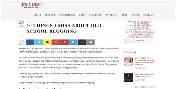Snapshot of the Guest blogging that gives the opportunity to reach a new customer base.