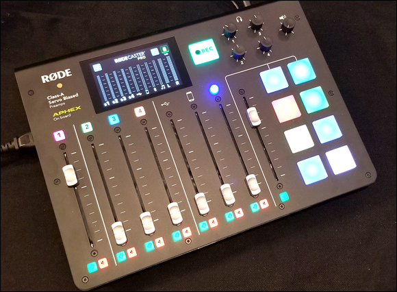Photo depicts the Rødecaster Pro.