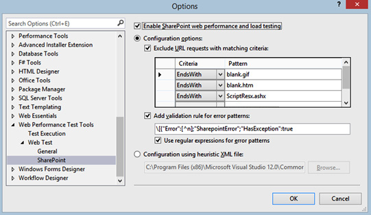 Figure 9.3 – Configuring the options
