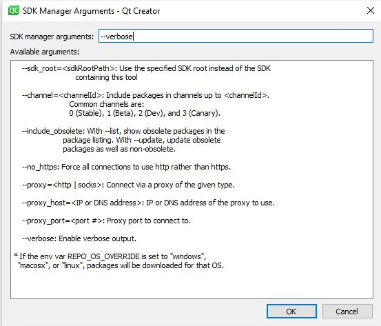Figure 5.13 – Android SDK Manager tool
