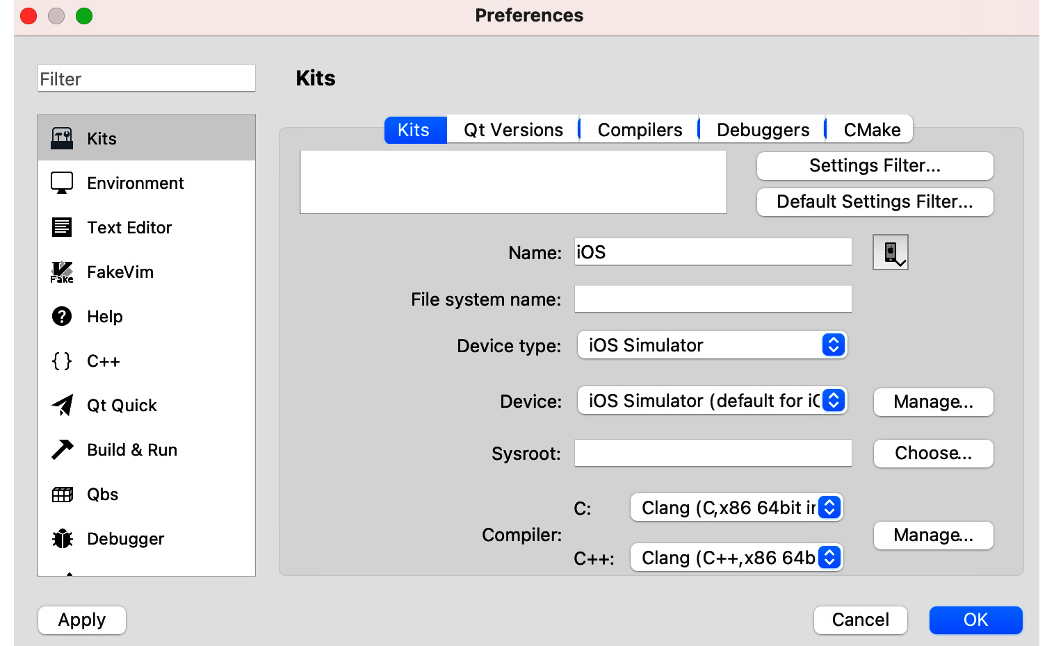 Figure 5.8 – iOS Simulator option on macOS
