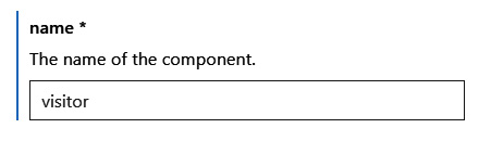 Figure 8.7 – Component name