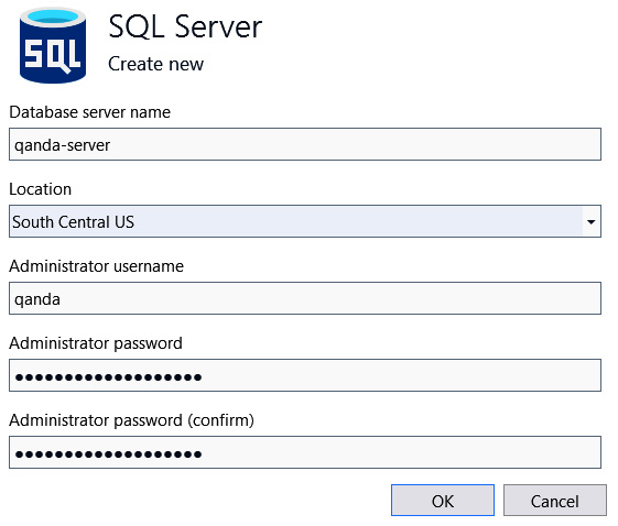 Figure 14.16 –  New SQL Server dialog
