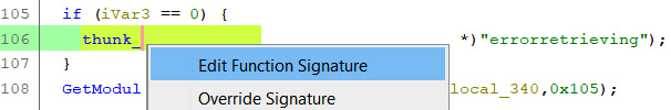 Figure 5.22 – Editing a function signature
