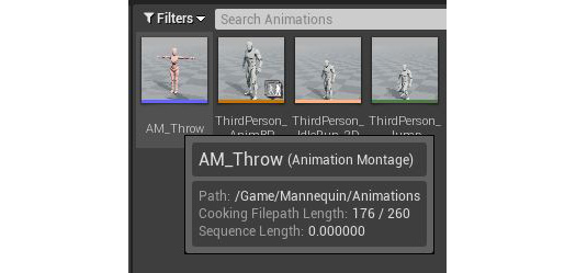 Figure 12.2: You have successfully created an Animation Montage asset
