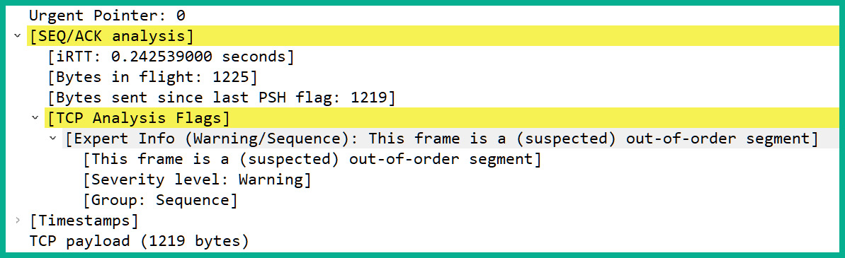 Figure 10.38 – Expanding the packet details pane
