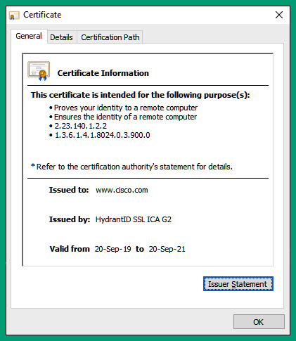 Figure 6.25 – Digital certificate
