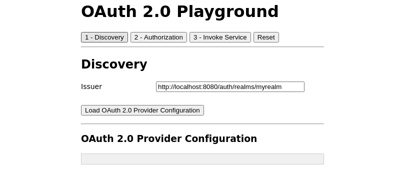 Figure 5.1 – The OAuth 2.0 Playground application
