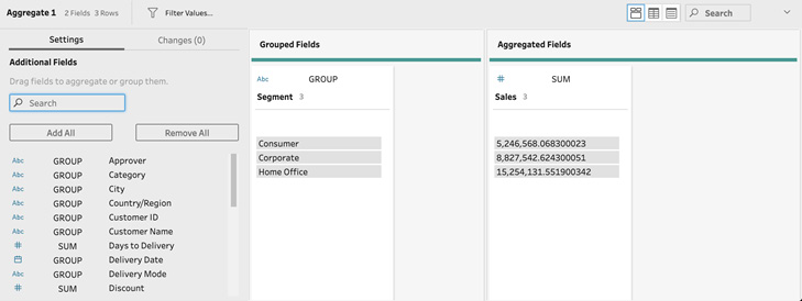 Figure 4.10 – greating Groups while aggregating

