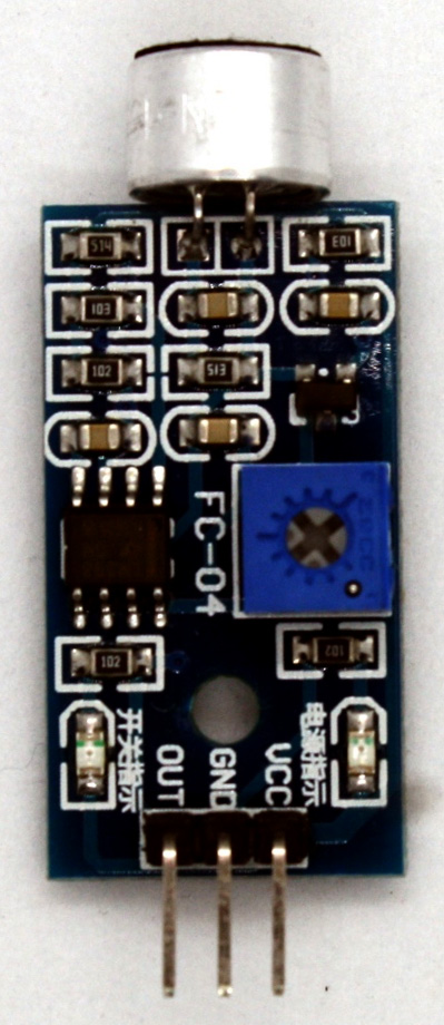 Figure 7.2 – Electret microphone board