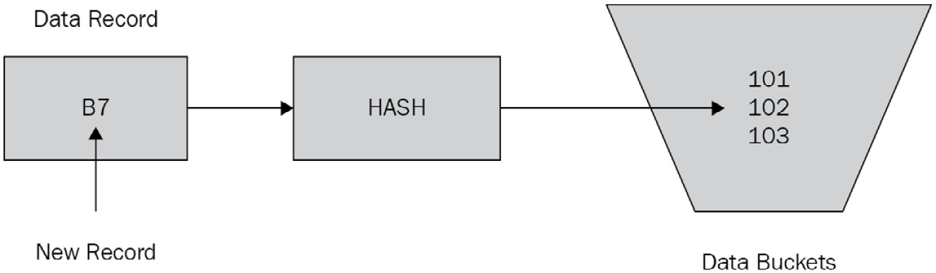 Figure 11.3 – Hash index
