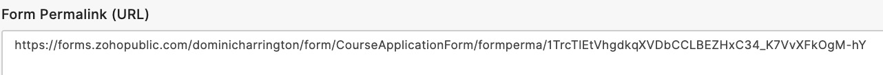 Figure 10.9 – Sharing access to the form using a link
