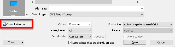 Figure 10.3 – Linking CAD format options
