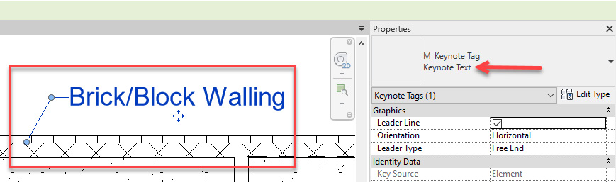 Figure 5.31 – Keynote assigned to the wall
