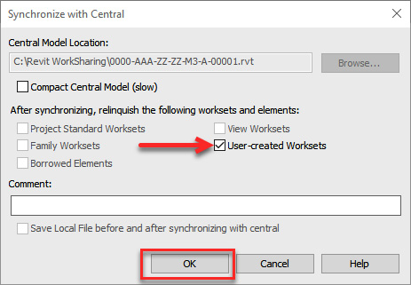 Figure 5.66 – Synchronize with Central
