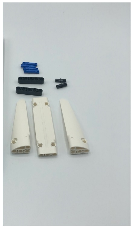 Figure 4.44 – Parts for the top of the guitar neck
