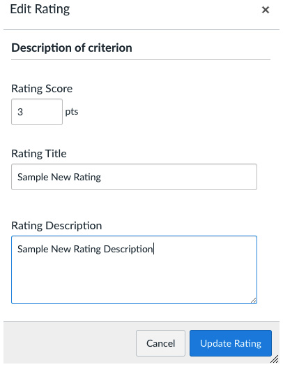 Figure 5.21 – New rating options

