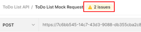 Figure 12.7 – Issues with sending the mock request
