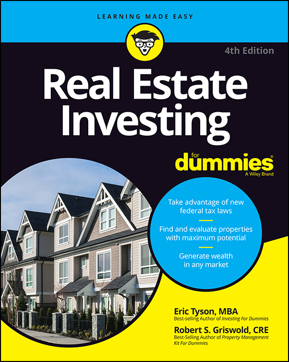 Cover: Real Estate Investing For Dummies, 4th Edition by Eric Tyson and Robert S. Griswold