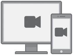 Schematic illustration of Video chat.