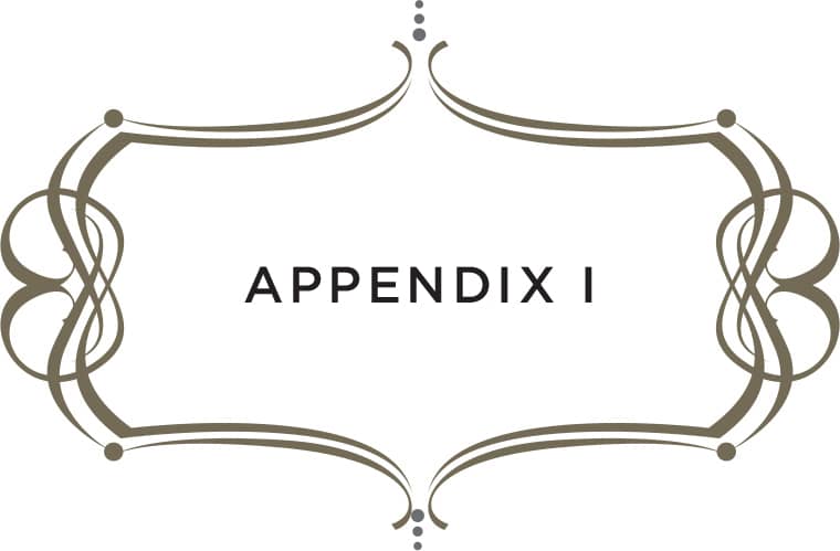 APPENDIX I