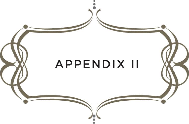 APPENDIX II